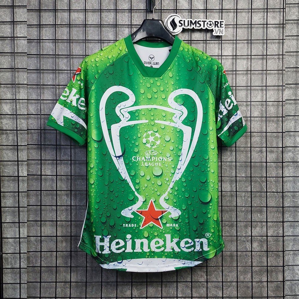 Áo Thun Thể Thao Nam Nữ Họa Tiết Bia Độc Đáo Vải Thun Mè Cao Cấp -  Bia Xanh Heineken