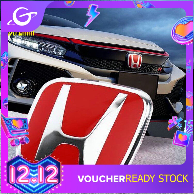 95X72 Mm Cho Honda Civic City Type-R Logo Phía Sau Logo Lưới Tản Nhiệt Phía Trước Ô Tô Miếng Dán Âm 