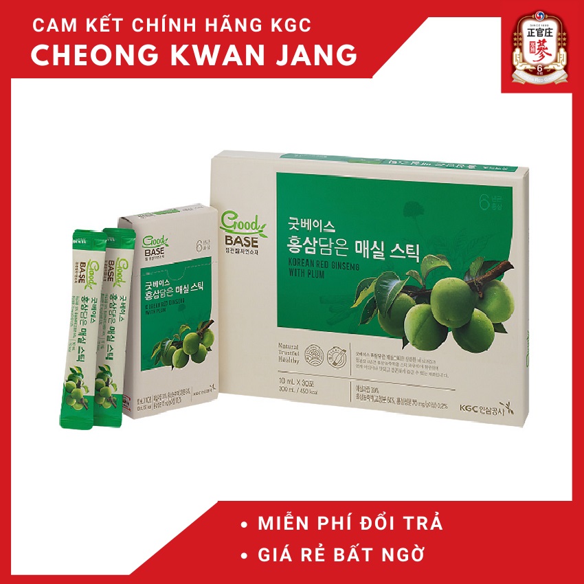 Goodbase Hồng Sâm Chứa Mơ Cheong Kwan Jang - Giải Độc Giảm Chứng Khó Tiêu Làm Đẹp Da