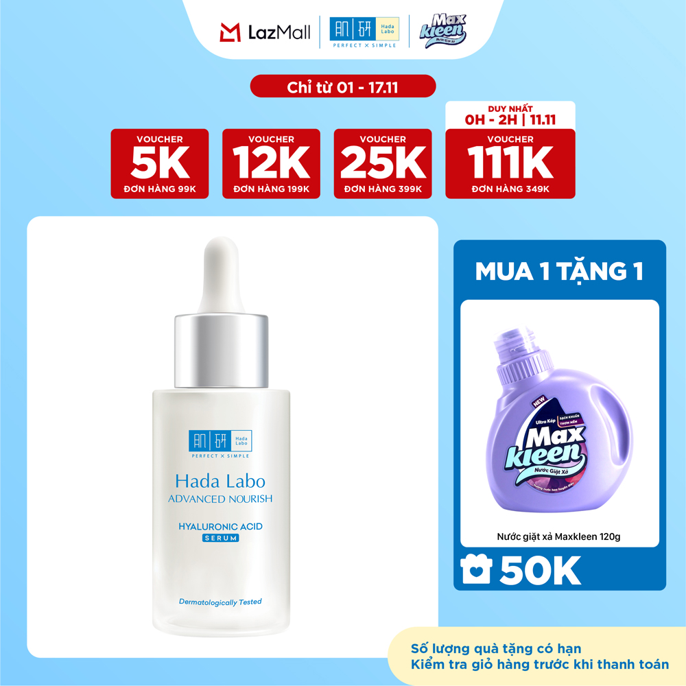 Serum dưỡng ẩm HADA LABO ADVANCED NOURISH HYALURONIC ACID 30ml