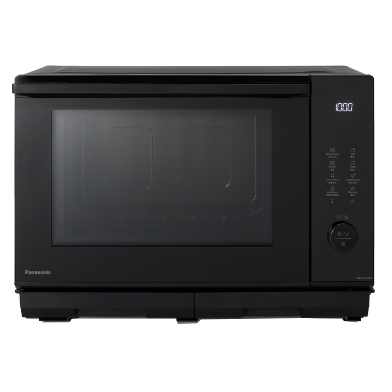 Lò Vi Sóng Hấp Nướng Không Dầu Panasonic NN-DS59NBYUE 27L, Đen