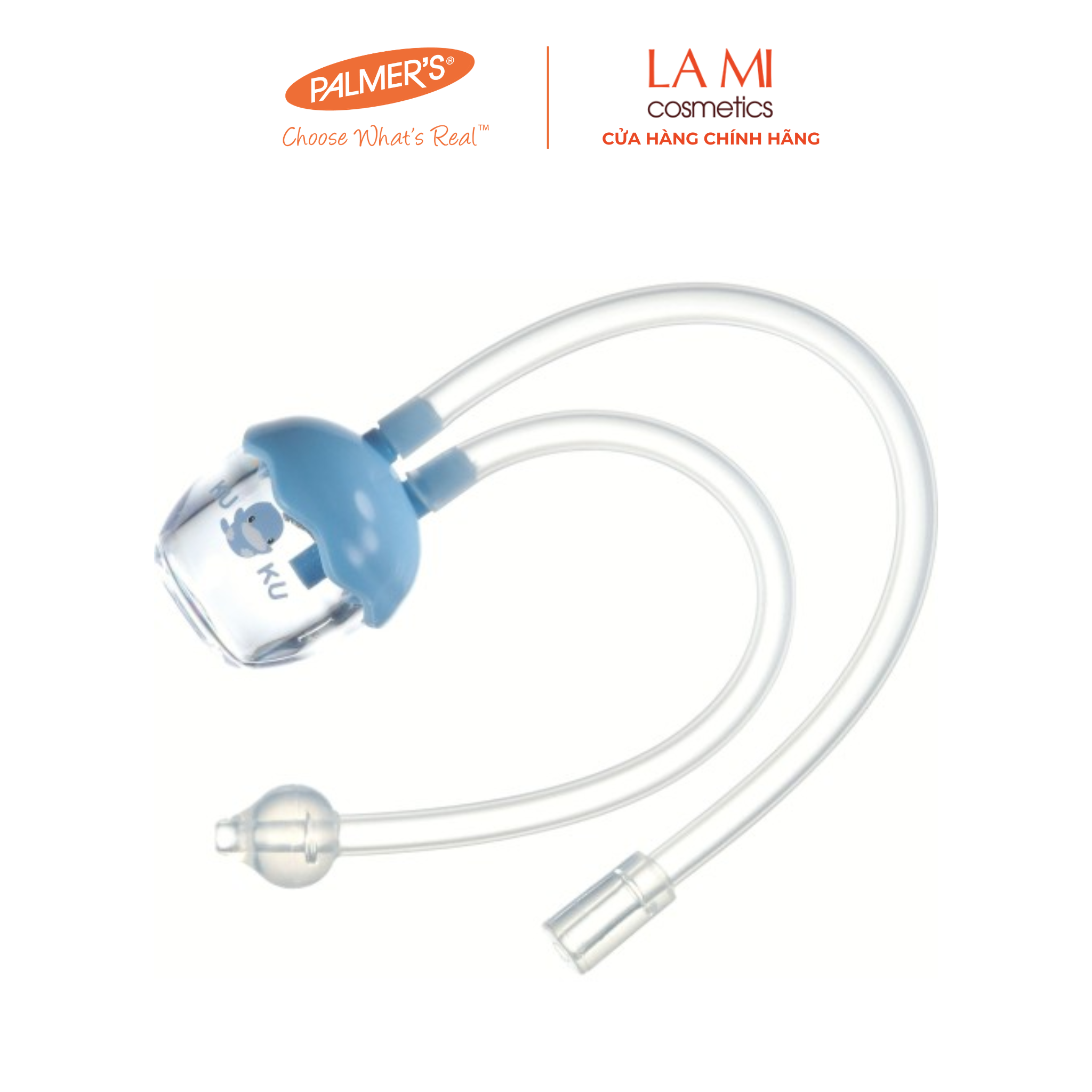 [Quà tặng không bán] Dụng cụ hút mũi dây silicon mềm cho bé KuKu