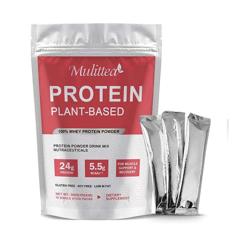 Mulittea Whey Protein Powder Bột Protein nạc dựa trên thực vật để tăng cơ và phục hồi tăng cân và bổ sung cơ bắp