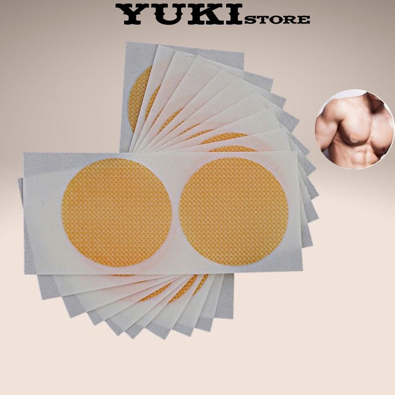 Set 10 miếng dán che ti ngực dành cho nam giới YUKI STORE 0141