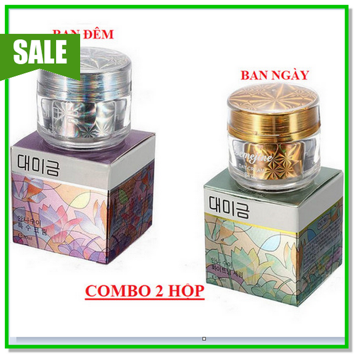 Combo Ngày Đêm Kem Dưỡng Trắng Dathâmmờ Nám Tàn Nhangchống Lão Hóa Da