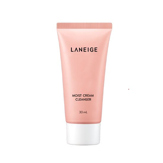 [Hcm]Sữa Rửa Mặt Làm Sạch Dành Cho Da Thường Và Da Khô Laneige Moist Cream Cleanser 30Ml