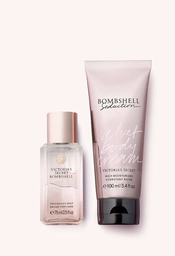 [Hcm]Gift Set Nước Hoa Dưỡng Thể Và Xịt Thơm Victoria’s Secret Bombshell