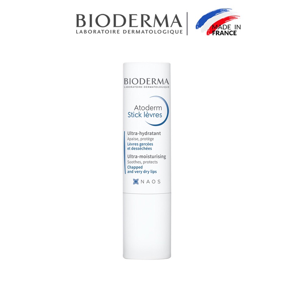 [HCM]Bioderma Son Dưỡng Môi Khô Nứt Nẻ Và Tổn Thương Bioderma Atoderm Stick Levres  4g