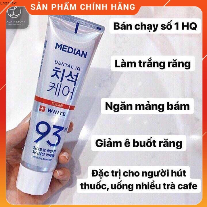 [Hcm]Kem Đánh Răng Median 93% Hàn Quốc 120G(Màu Trắng ) - Trihai Shop