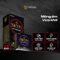 Combo Trải Nghiệm Đẳng Cấp - Bao cao su Lifestyles Skyn Intense Nonlatex 10 bao + 1 Bao cao su SKYN Elite 3 bao (Tặng Bao cao su)