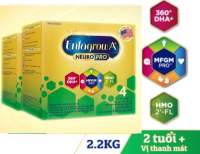Bộ 2 Hộp Sữa Bột Enfagrow A+ Neuropro 4 - FL HMO Vị Nhạt Dễ Uống -2.2kg/hộp