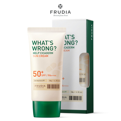 Kem chống nắng thuần chay chiết xuất Rau Má Frudia re:proust whats wrong help Cicaderm sun cream