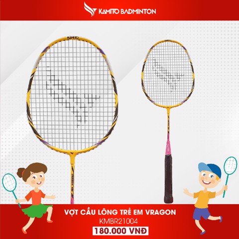Vợt Cầu Lông Trẻ Em Kamito Vragon Kid Siêu Bền Đẹp Rẻ Nhẹ Dễ Chơi Cho Bé (1 vợt)