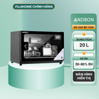 Tủ chống ẩm cao cấp ANDBON AB-21C dung tích 21L - Phạm vi khống chế độ ẩm từ 30% - 80% RH - BH điện tử Toàn Quốc