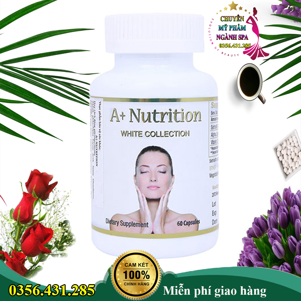 Viên Uống Trắng Da Trị Thâm A+ Nutrition White Collection