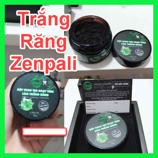 [Hcm]Zenpali Bột Than Tre Trắng Răng [Chuẩn Cty]