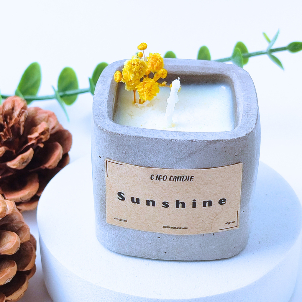 Nến thơm Rocky nến thơm hủ đá Gigo Candle | Nhiều hương lựa chọn