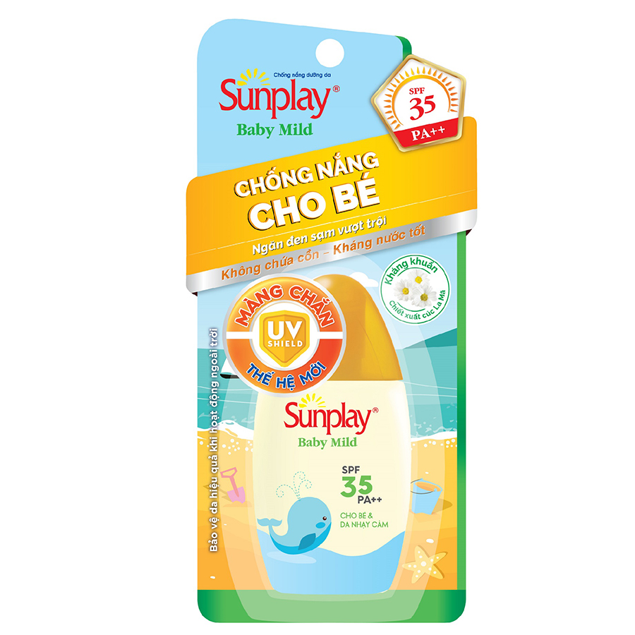 Sunplay Baby Mild Spf35+ Pa++: Sữa Chống Nắng Cho Bé Và Da Nhạy Cảm