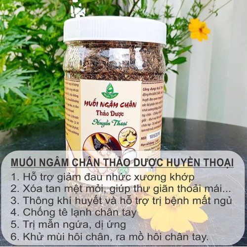 [Hcm]Muối Ngâm Chân Thảo Dược Huyền Thoại Cải Thiện Giấc Ngủ | Muối Thảo Dược Famimark.com