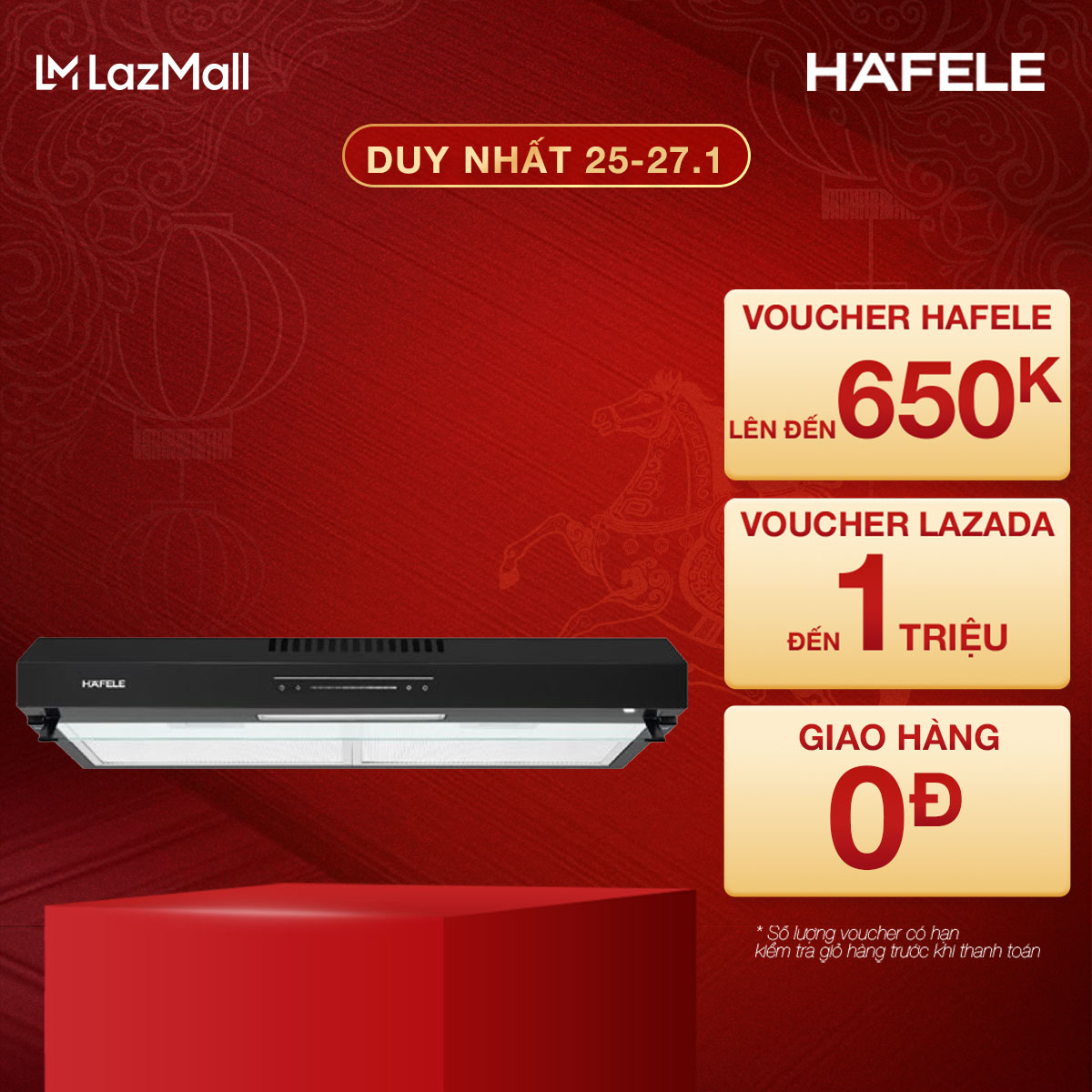 [New] Máy Hút Mùi Âm Tủ Hafele HC-B705B - 53.387.797