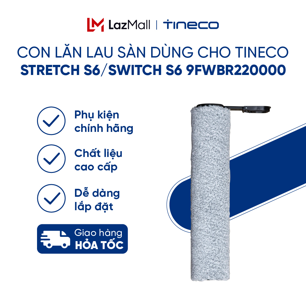 Con lăn lau sàn cho máy hút bụi lau sàn Tineco Floor One Stretch S6/Floor One Switch S6/One S6 Flash