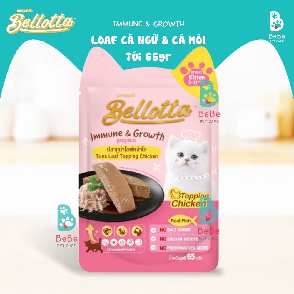 Pate BELLOTTA Từ Thịt Tươi Dinh Dưỡng Cho Mèo Mọi Lứa Tuổi