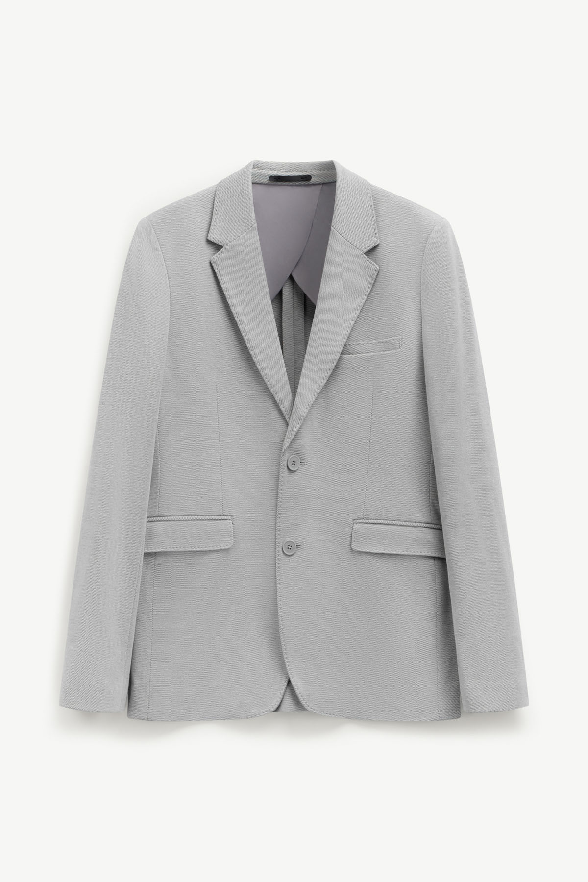 Áo Blazer Knit Dệt Jacquard May Chỉ Đột Cổ Áo Form Fitted - Routine 10F24VES010