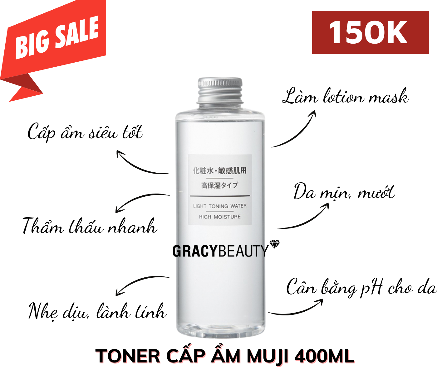 Toner Muji High Moisture 400Ml