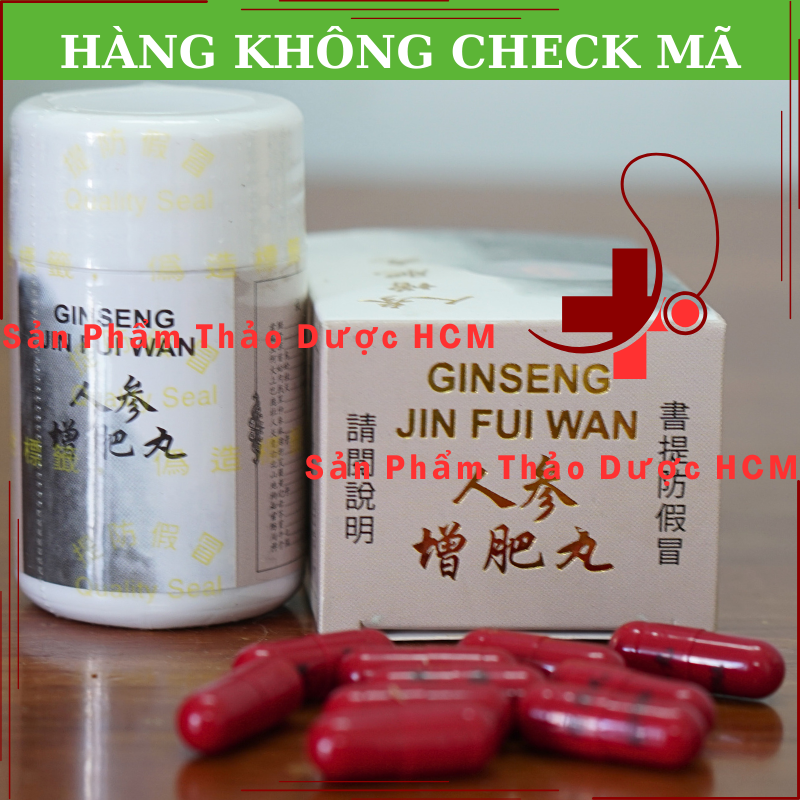 Nhân Sâm Tăng Phì Hoàn HÀNG CHÍNH HÃNG - Ginseng Jin Fui Wan Hỗ Trợ Tăng Cân