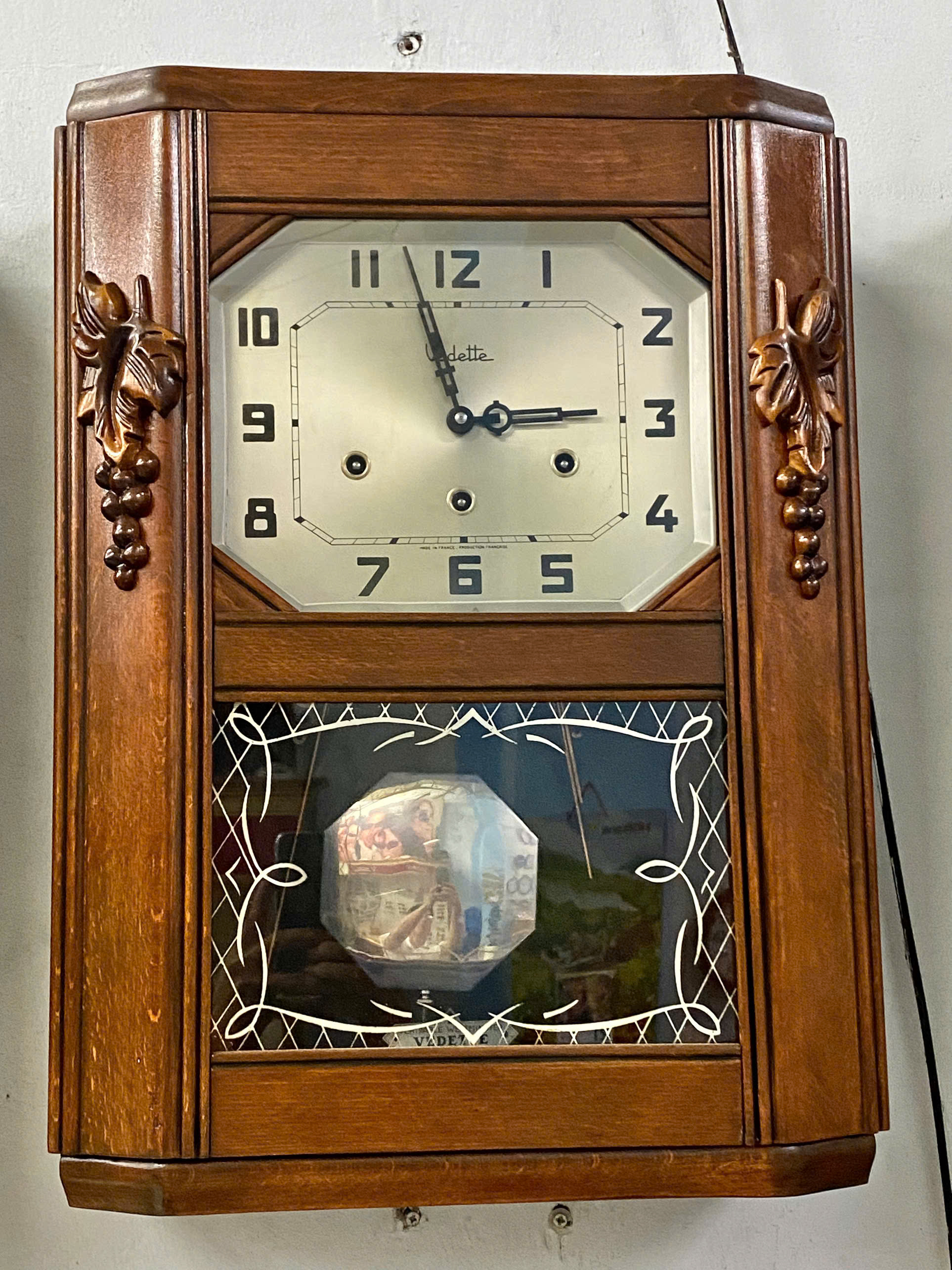 #.Đồng Hồ Côn Cổ#. Đồng hồ treo tường Vedetter cổ điển 1960#. 2 bản Westminster - AVe