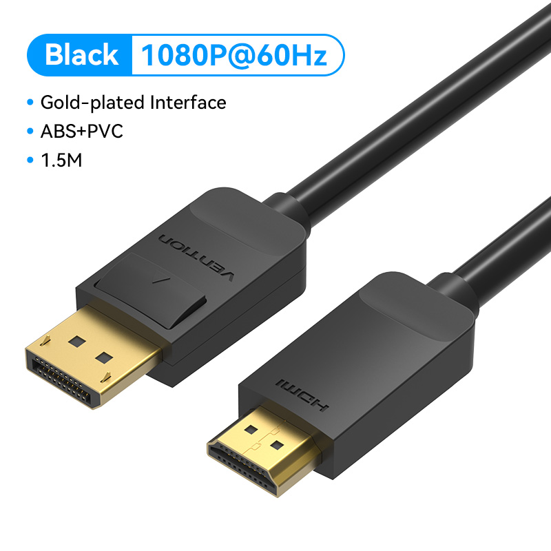 Vention Displayport HDMI Cable Display Port HDMI Cable 3M 2M 1.5M 1080P DP to HDMI Adapter for Monit