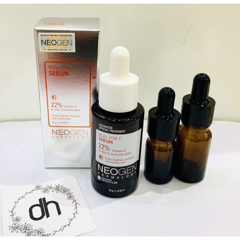 Tinh Chất Mờ Thâm Dưỡng Trắng Vitamin C SAP Neogen Dermalogy Real Vita C Serum 32g