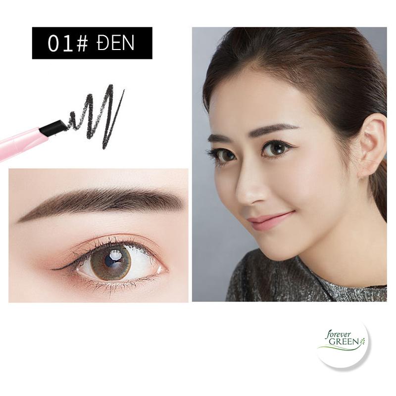 MAYCREATE – Chì kẻ mày 2 đầu chải mày Multi Purpose Eyebrown Pencil MC044