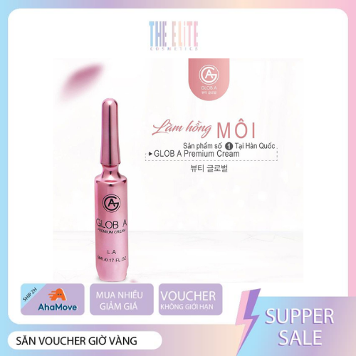 [HCM]Kem làm hồng môi Glob A Premium Cream LA 5ml