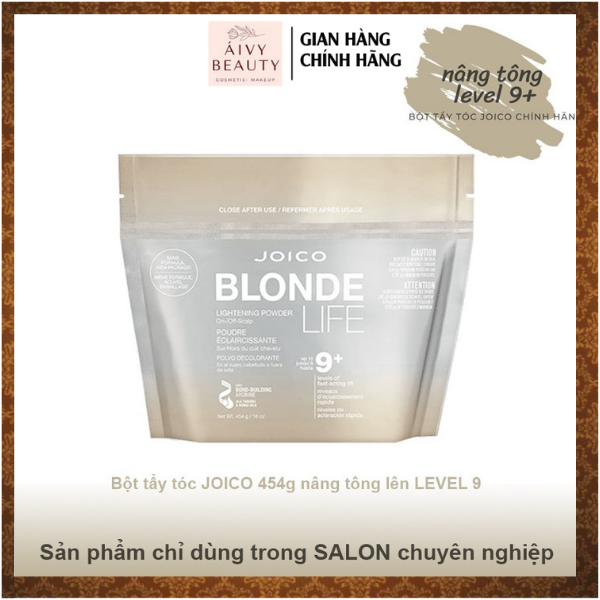 [Hcm]Bột Tẩy Tóc Joico Blonde Life Nâng Tông Lên Level 9+ Gói 454G