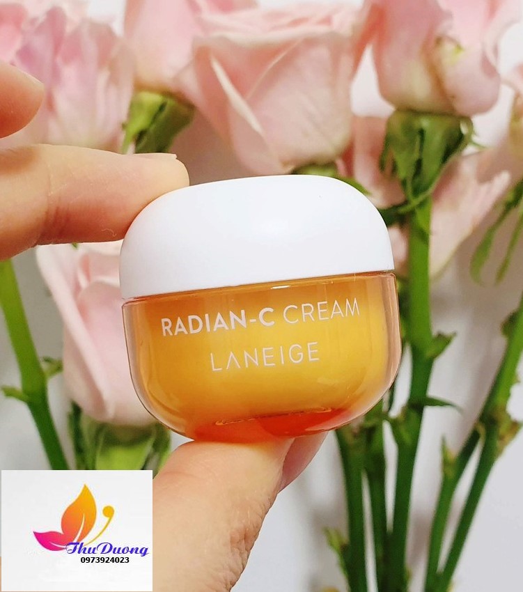 Kem Dưỡng Trắng Sáng & Đều Màu Da Laneige Radian C Cream Mini Size 10Ml