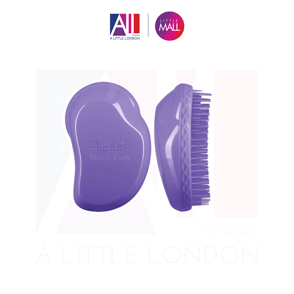 Lược Tangle Teezer Detangling Hair Brush Thick & Curly Lilac Fondant (Bill Anh)