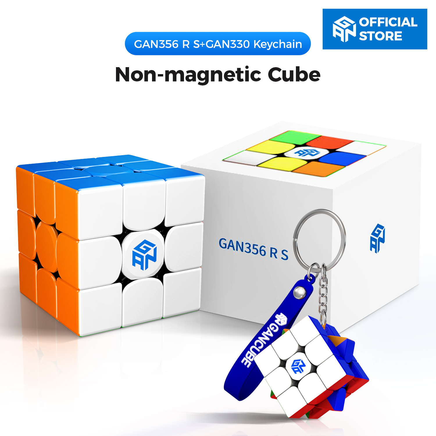 [GAN Official Store] GAN356 RS Khối lập phương Tốc độ 3x3 Khối ma thuật Khối đồ chơi xếp hình khối 3