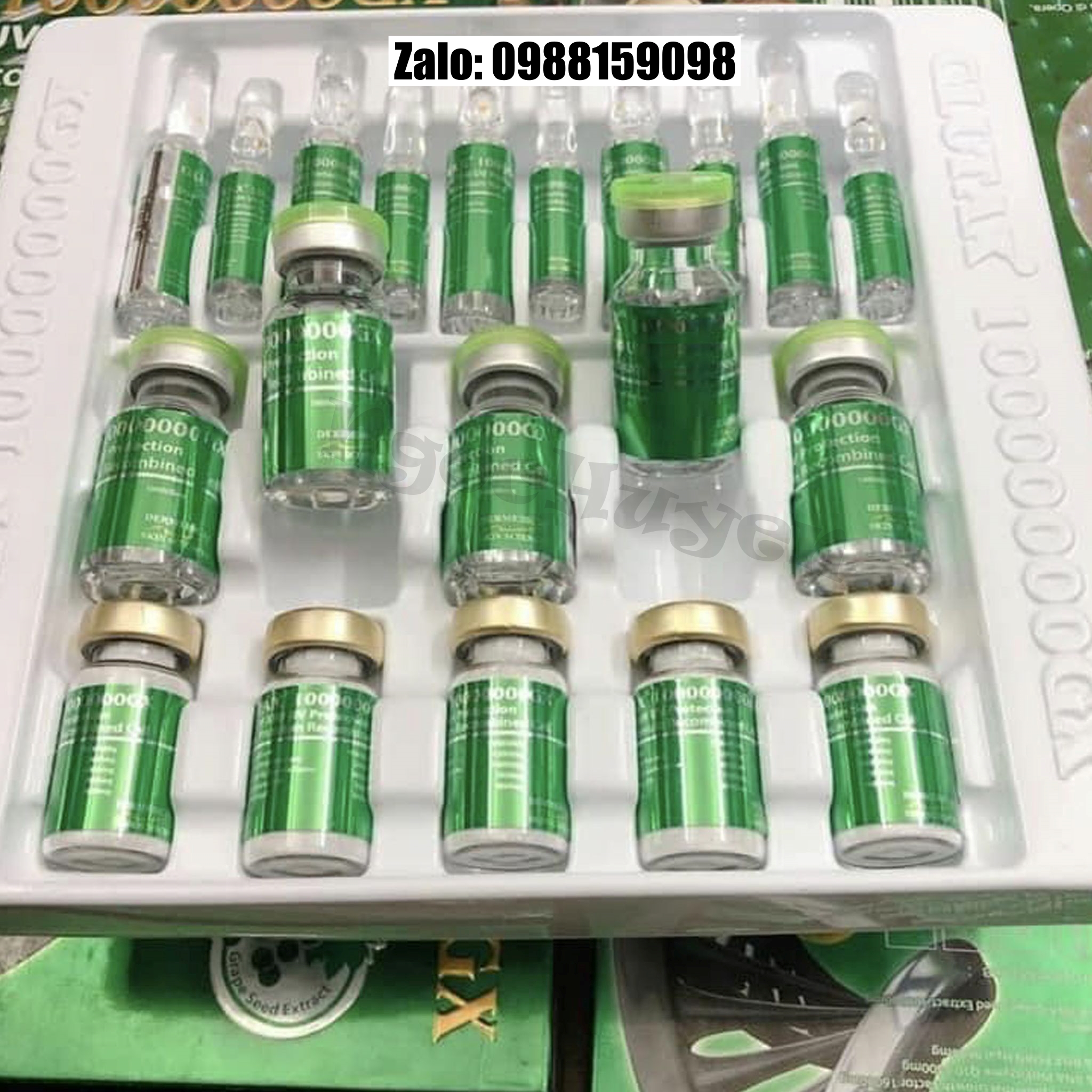 Set Truyền Trắng Glutax 1.000.000 Italy 10 buổi