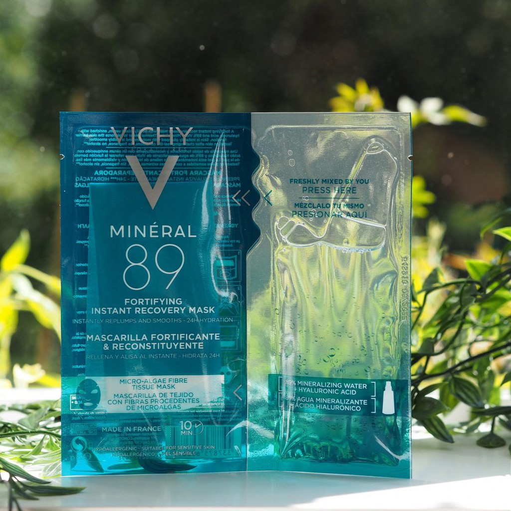 [Hcm]Vichy - Mặt Nạ Phục Hồi Da Cấp Tốc Laboratoires Mineral 89 Fortifying Recovery Mask 29Ml