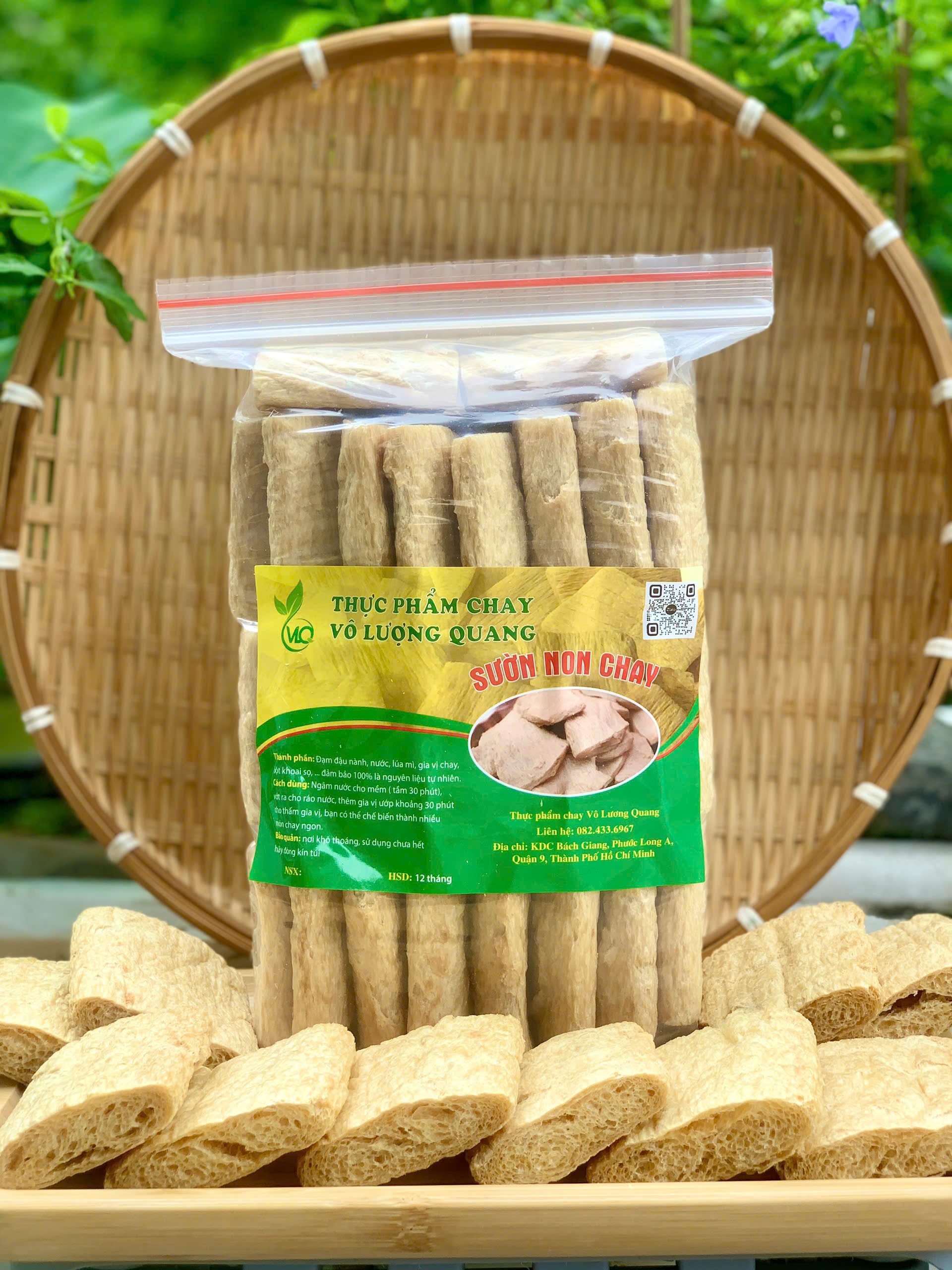 Sườn non chay 1kg (Sườn dày)/ Vô Lượng Quang cao cấp