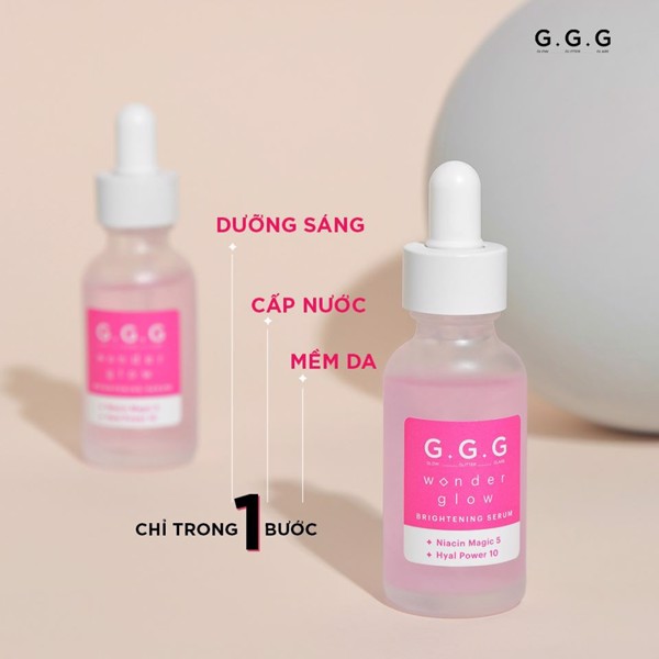 Serum Hồng Ggg Cấp Nước Dưỡng Trắng Căng Bóng