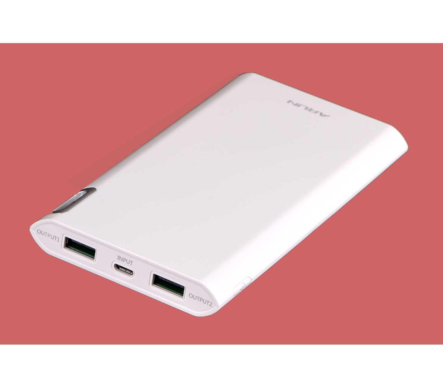 Pin sạc dự phòng ARUN J210 10000mAh (Trắng) ổn định điện áp chống chập mạch chống quá dòng chống quá