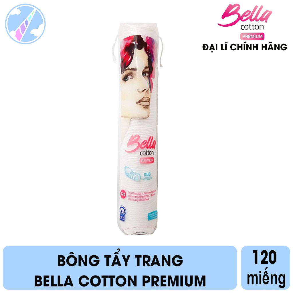[HCM]Bông Tẩy Trang ???? Bông tẩy trang Bella Cotton Premium 120 Miếng