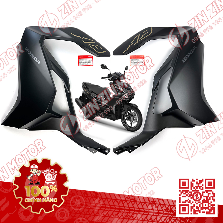 Bộ Ốp Trước Cánh Yếm AB 2022 2023+ AirBlade 160 Air Blade 125 Trái Phải Đủ Màu Chính Hãng Honda - ZZ