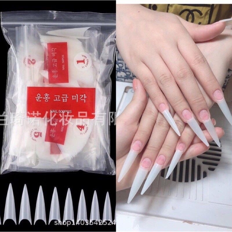 Móng Nối Nhọn Dài móng típ hàn [ sinailmi ]