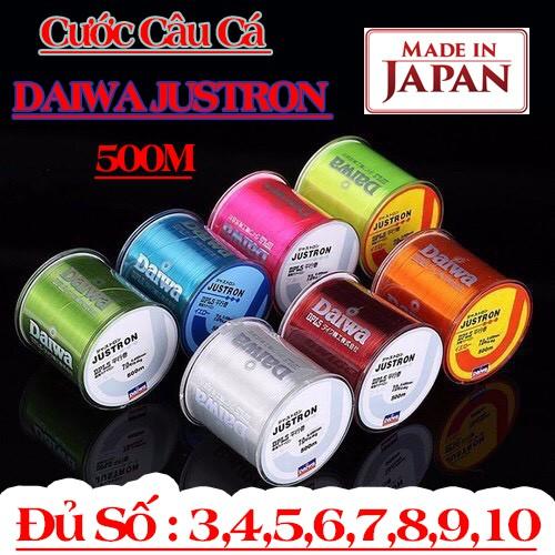 Cước Câu Cá Daiwa 500m đủ size 3 -10 chịu tải siêu tốt cước câu cá chịu lực cước câu cá tàng hình cư