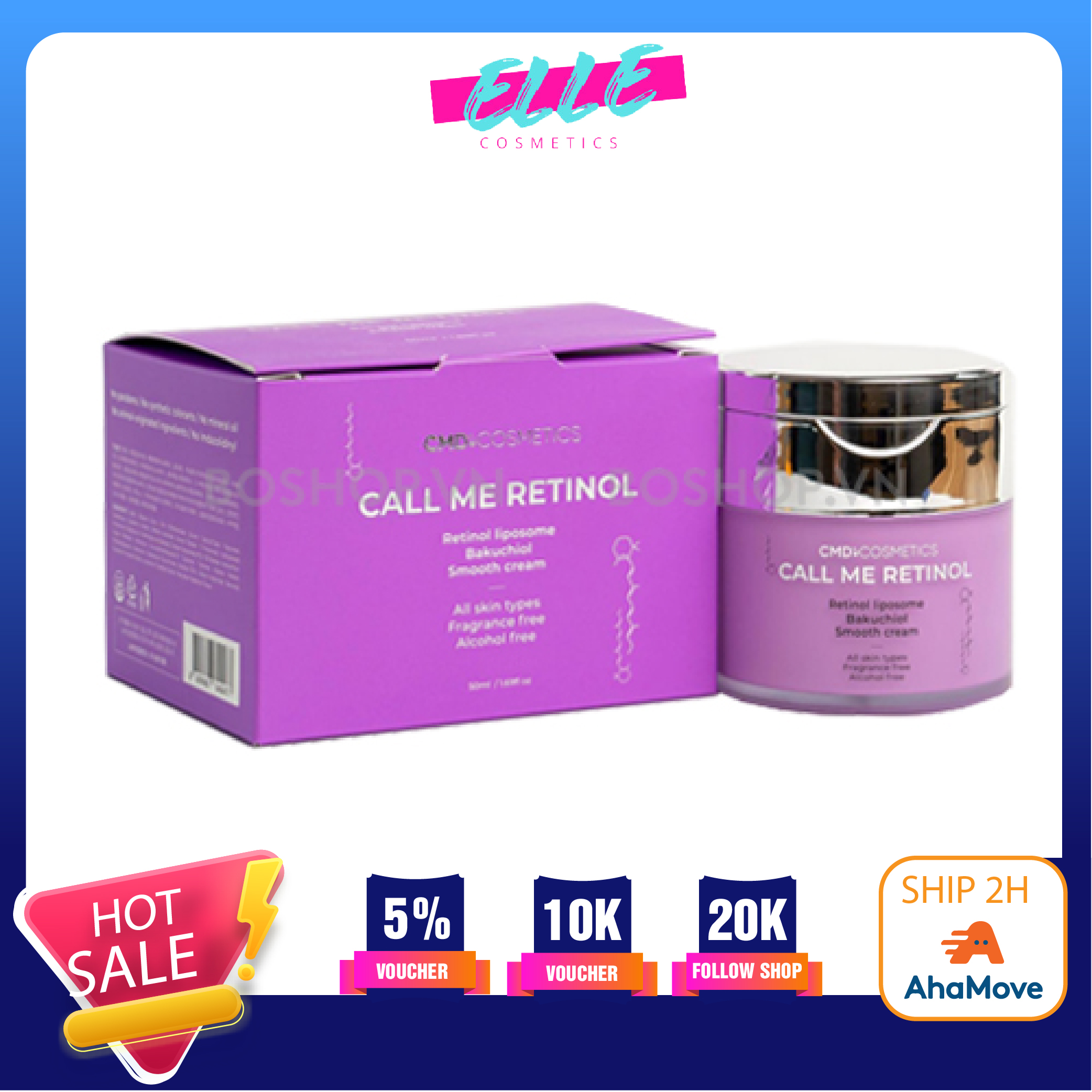 [Hcm]Kem Dưỡng Cmd Cosmetic Call Me Retinol Cream 50Ml