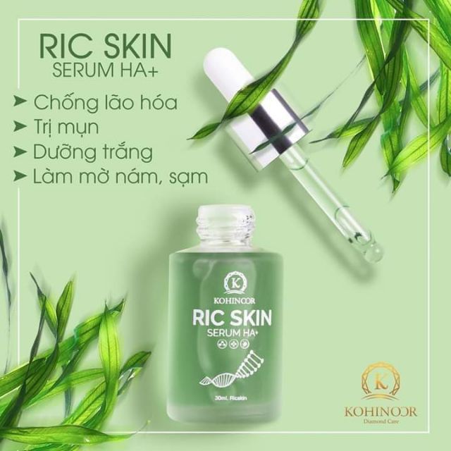 SERUM RIC SKIN LOẠI BỎ MUN NÁM TÀN NHAN DƯỠNG TRẮNG DA