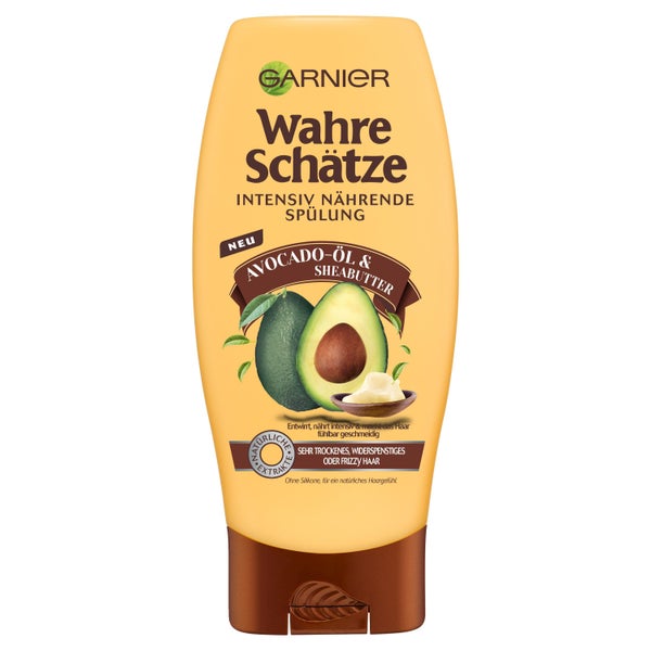 Dầu Xả Garnier Wahre Schatze Avocado - Öl & Sheabutter Chiêt Xuất Từ Bơ Hạt Mỡ Và Dầu Bơ. Dành Cho Tóc Rất Khô Và Cứng200Ml